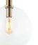 PATERA: Interior Glass with Extended Bronze Highlight Pendant Lights Clear Carousel 3