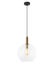 PATERA: Interior Glass with Extended Bronze Highlight Pendant Lights Clear Carousel 4