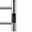 5 Bar 600mm Round Profile Heated Towel Rail With Timer - Chrome Carousel 3