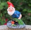 Rude Flashing Bum Garden Gnome Carousel 1