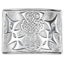 Highlander Triquetras Thistle Kilt Belt Buckle Silver Scottish Classic Design Carousel 1