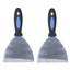 putty scraper 2PCS Putty Scraper Tools Stainless Steel Spatula Set for Repairing Carousel 8