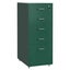 Gorilla Office - Mobile Metal 5 Drawer Cabinet - Pine Green Carousel 1