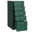 Gorilla Office - Mobile Metal 5 Drawer Cabinet - Pine Green Carousel 2