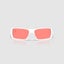 RRP $208.00 BRAND NEW Oakley Gascan Sunglasses - Matte Clear w PRIZM Peach Lens Carousel 5
