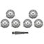 6pcs Hq8 Replacement Shaver Head Razor Blade For Philips Pt730 Pt735 Carousel 1