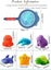 bath Toy , Fishing Floating Animals Squirts Toys Games Playing Set With Fishing Carousel 2