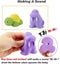 bath Toy , Fishing Floating Animals Squirts Toys Games Playing Set With Fishing Carousel 3