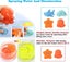 bath Toy , Fishing Floating Animals Squirts Toys Games Playing Set With Fishing Carousel 4