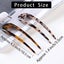 2-Pack French Style U Shaped Hair Pin Fork Sticks - Cellulose Acetate Tortoise Carousel 3