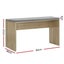 Artiss Dining Bench Upholstery Seat Wooden Chair Oak 90cm Carousel 1
