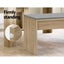 Artiss Dining Bench Upholstery Seat Wooden Chair Oak 90cm Carousel 4