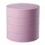 Multi-layer Rotating Jewelry Box With Lid Dustproof Necklace Storage Box Carousel 1