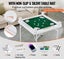 New Mahjong Table 4 Player Folding Card Table & Table Mat Cup Holder Chip Tray Carousel 2