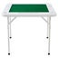 New Mahjong Table 4 Player Folding Card Table & Table Mat Cup Holder Chip Tray Carousel 9