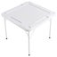 New Mahjong Table 4 Player Folding Card Table & Table Mat Cup Holder Chip Tray Carousel 11