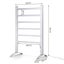 Devanti Electric Heated Towel Rail Rack 6 Bars with Timer Clothes Dry Warmer Carousel 1