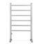Devanti Electric Heated Towel Rail Rack 6 Bars with Timer Clothes Dry Warmer Carousel 2