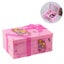 Pink Musical Jewelry Box Plastic Square Cartoon Music Box Storage Case Carousel 1