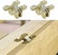 Hidden Door Hinges Cross Hinge 6 Pieces 180 Folding Invisible Zinc Alloy Hinges Carousel 1