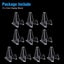 10X Coin Display Stands Paper Card Easel Small Size Medals Holder Clear Carousel 3