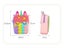 Hot Fidget Toys Stress Silicone Push Bubbles Toy Rainbow Unicorns Premium Girls Carousel 7