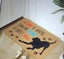 THE CATTAGE/DOGGO- Lovable Fun Dog In/Outdoor Mat Bring Cuteness To Any Area Carousel 2