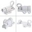 2 Pieces Automatic Door Latch, Aluminum Alloy Spring Bolt, Aluminum Door Latch, Carousel 1