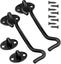 2 Pieces Cabin Hook Door Latch Hook Black Stainless Steel Hooks With Oil Door La Carousel 2