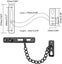Stainless Steel Door Chain. Door Latch Guard Chain. Door Security Chain. Door Carousel 3