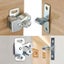 Home Double Roller Wheels For Catch Latch Cupboard Cabinet Door Furniture. (silv Carousel 3