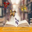 20 Pcs Magic Fairy Flying Butterfly, Flying Paper Butterflies Rubber Ba Carousel 5