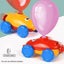 Balloon Powered Car Launcher Toy Set, Creative Aerodynamic Vehicle Toy Carousel 3