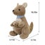 Kangaroo Doll Plush Toy Girls Bed Sleeping Doll Cute Home Decoration Carousel 3