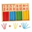 Counting Stick Calculation Math Educational Toy, Wooden Number Cards And Countin Carousel 1