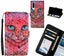 Huawei P30 case 3 card leather wallet case printed ID Carousel 1