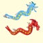 Blue And Red Cartoon Dinosaur Plush Doll Toy Carousel 2