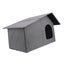 outside cat shelter water resistant outdoor cat house Outdoor Cat House Water Carousel 3