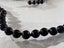 Length of Vintage 1930s Jet Black Glass Beads Carousel 4