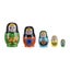 1 Set Matryoshka Dolls Cartoon Nesting Dolls Russian Doll Toys Home Adornments Carousel 1