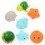 4 Pcs Baby Tots Floating Animals Bath Toys Floating Bathtub Toys Light Bathtub Carousel 3
