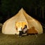 5m Starlight Yurt Tent, Oxford 900D Canvas **1-YEAR WARRANTY** Family Glamping Carousel 12