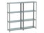 4 Tier Storage Rack Shelves 1.37m Galv Steel Shelf Workshop Shelving - Pack of 2 Carousel 1