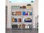 4 Tier Storage Rack Shelves 1.37m Galv Steel Shelf Workshop Shelving - Pack of 2 Carousel 3
