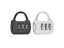 3 Digit Code Combination Password Lock Portable Travel Mini Zinc Carrying Carousel 7