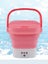 Mini Portable Washing Machine Foldable Small Laundry Machine with Drain Basket Carousel 8