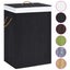 Bamboo Laundry Basket Black Txbipi Carousel 9