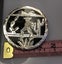 Large VINTAGE Mexican Sterling Silver & Onyx Pendant Brooch (4.6cm Diameter) Carousel 3