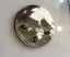 Large VINTAGE Mexican Sterling Silver & Onyx Pendant Brooch (4.6cm Diameter) Carousel 12