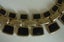 Vintage Mid Century Black Enamel Necklace Carousel 3